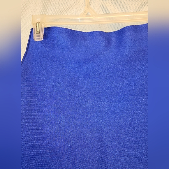 WOW Couture Colbalt Blue Bandage Pencil Skirt Size S - Picture 5 of 9